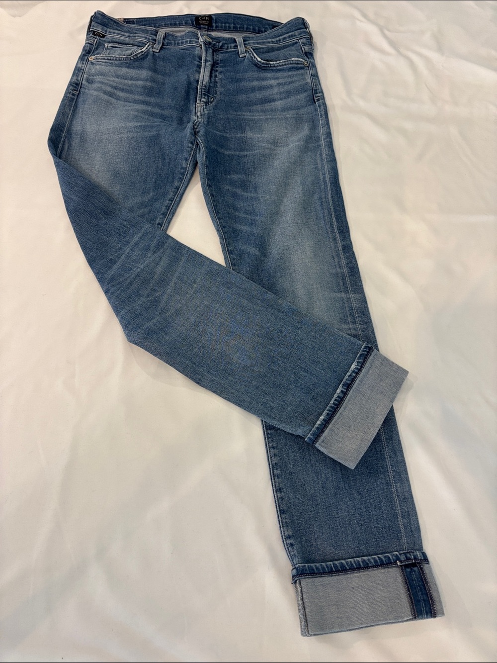Citizens of Humanity Women’s Jazmin Ankle Cuffed Slim Straight jeans-size 27